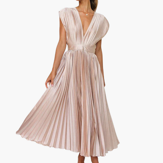CD | Rochie midi din flori cu mâneci bufante