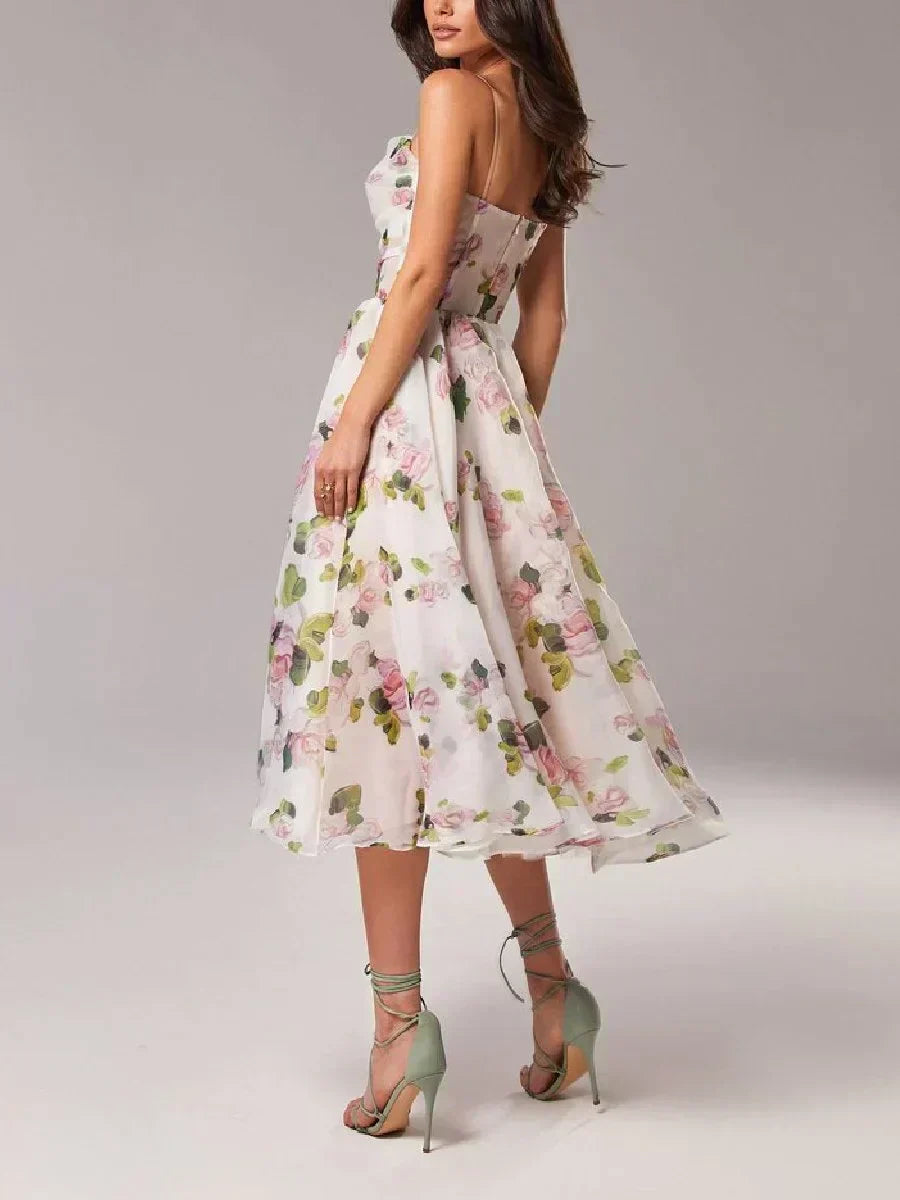 CD | Rochie midi elegantă pentru femei cu o potrivire structurată