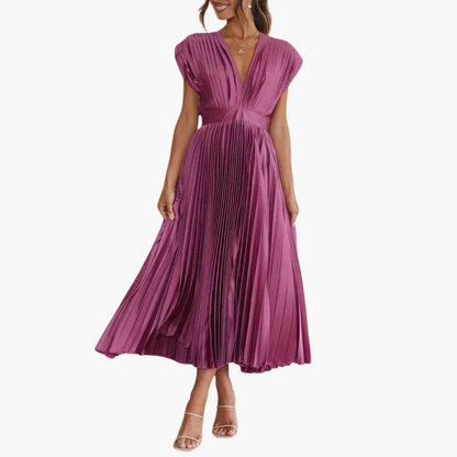 CD | Rochie midi din flori cu mâneci bufante