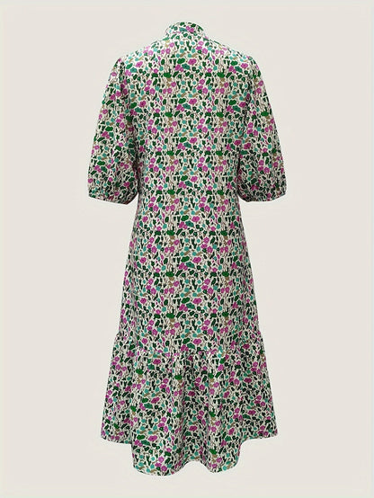 CD | rochie midi verde elegantă pentru femei