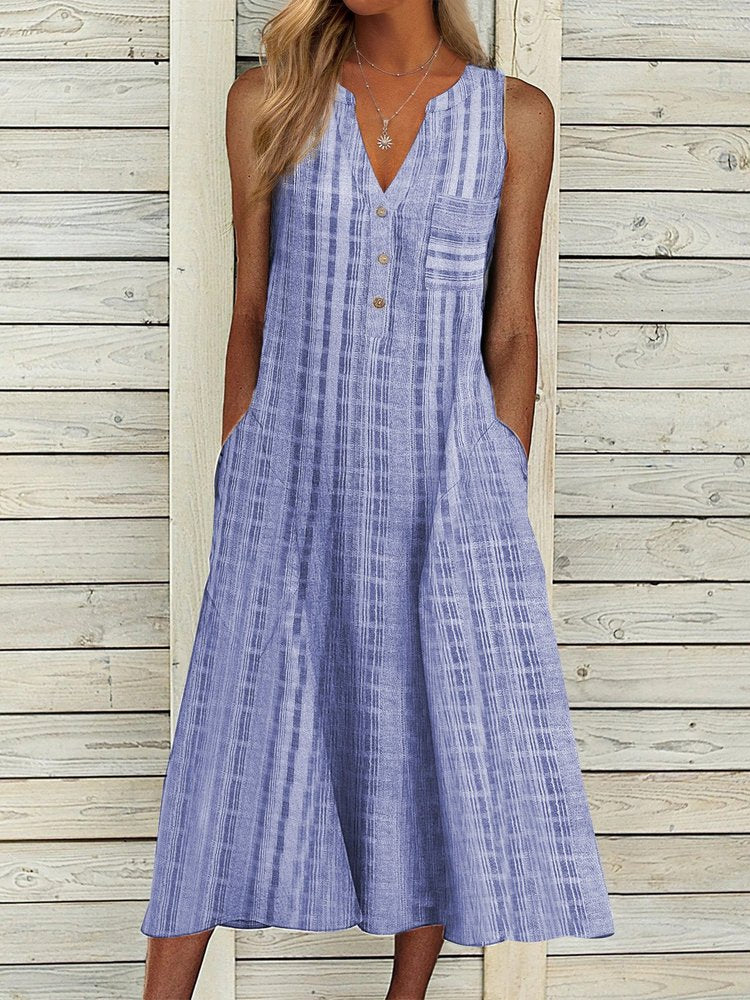 CD | Rochie midi casual geometrică