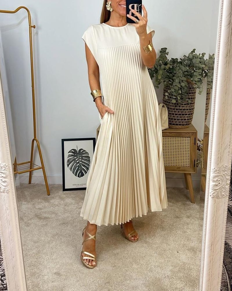 CD | Rochie maxi plisată elegantă