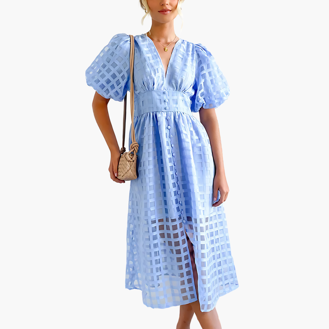 CD | Rochie midi elegantă de vară pentru un stil fără efort