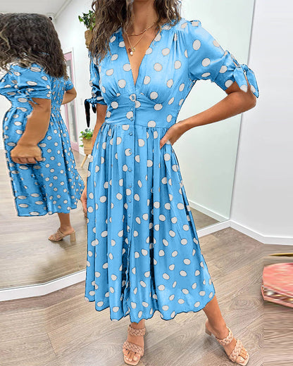 CD | Elegant în jos rochie midi