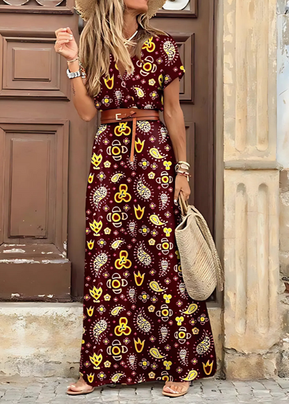 CD | Rochie maxi boemă elegantă