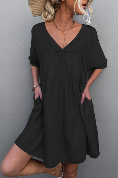CD | Tie Back Pocket Mini Rochie