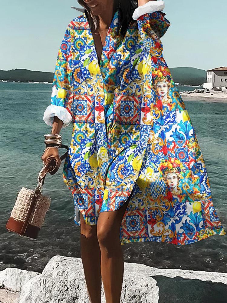CD | Rochie mini cu mâneci lungi și guler