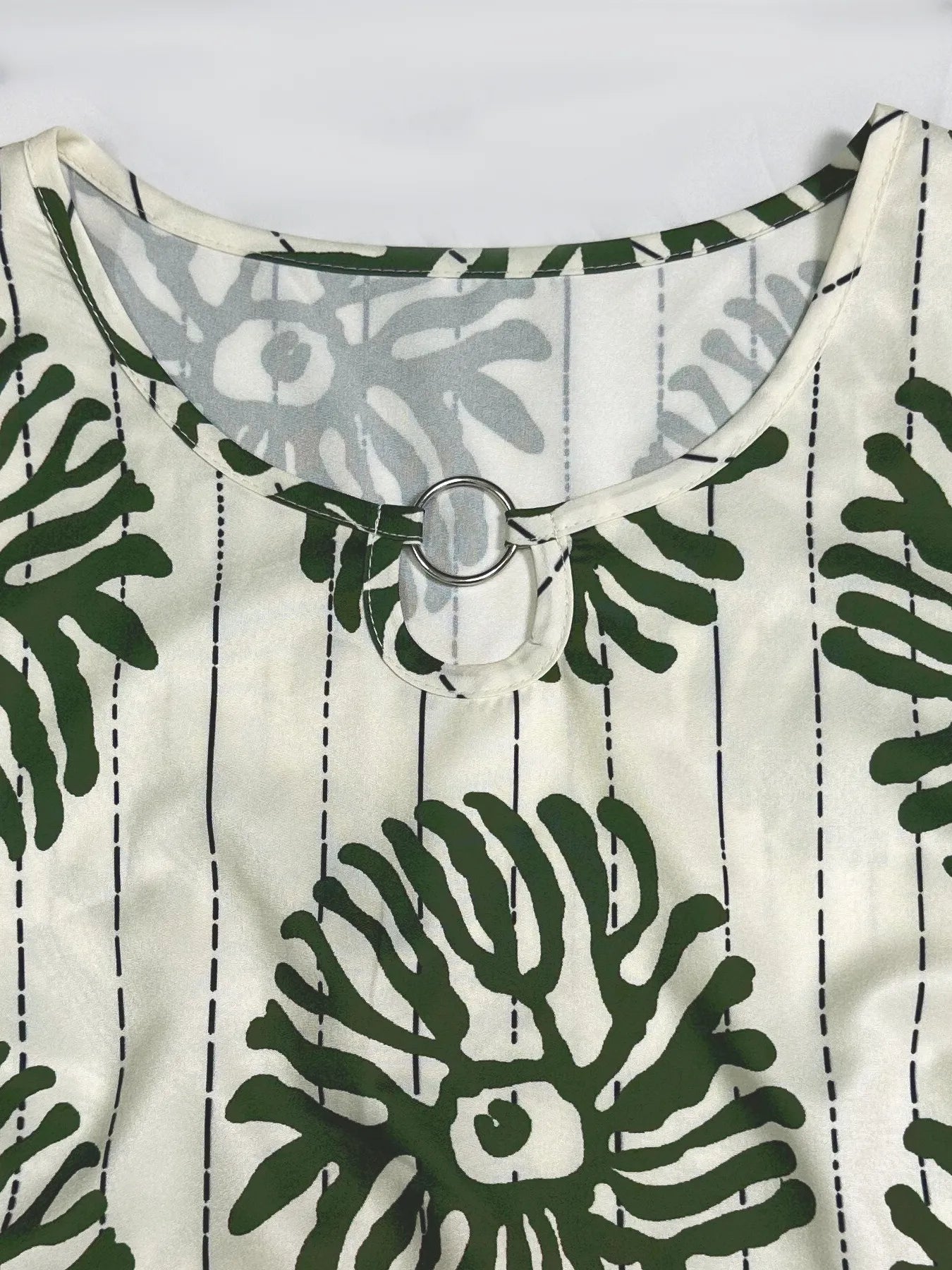 CD | Mini rochie de vară fără mâneci cu imprimare florală