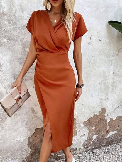 CD | Rochie midi elegantă drapată