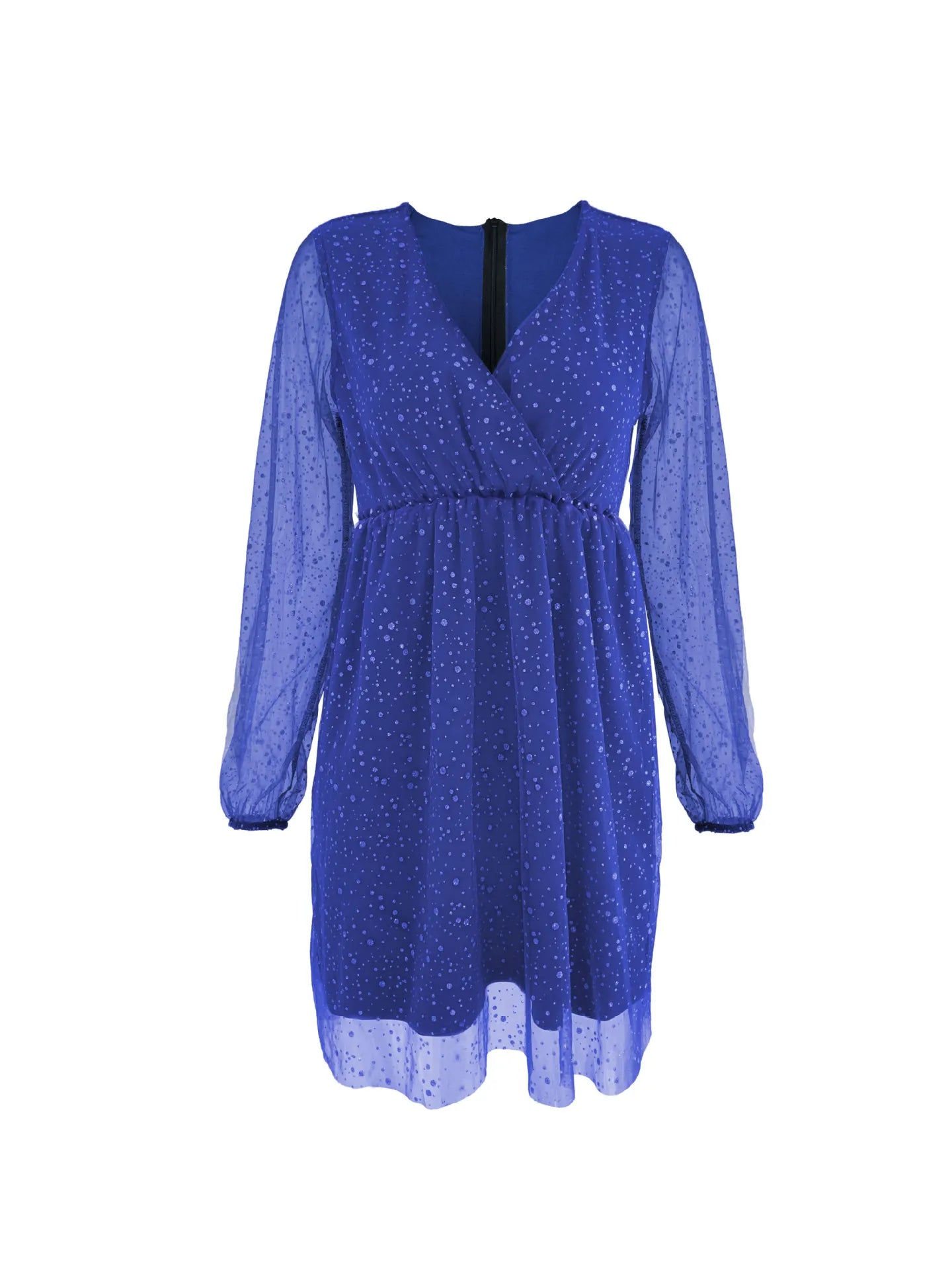 CD | Rochie mini cu mânecă balon Sparkling Surplice