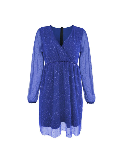 CD | Rochie mini cu mânecă balon Sparkling Surplice