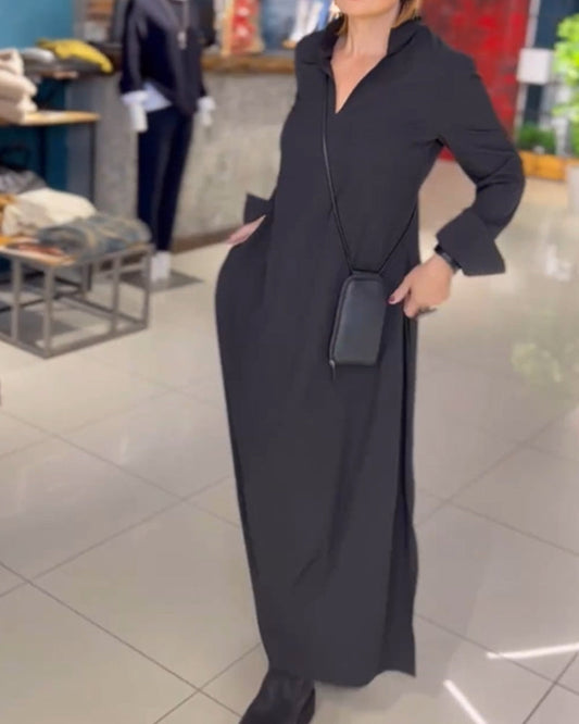 CD | Rochie maxi Retro Vibe cu croială largă