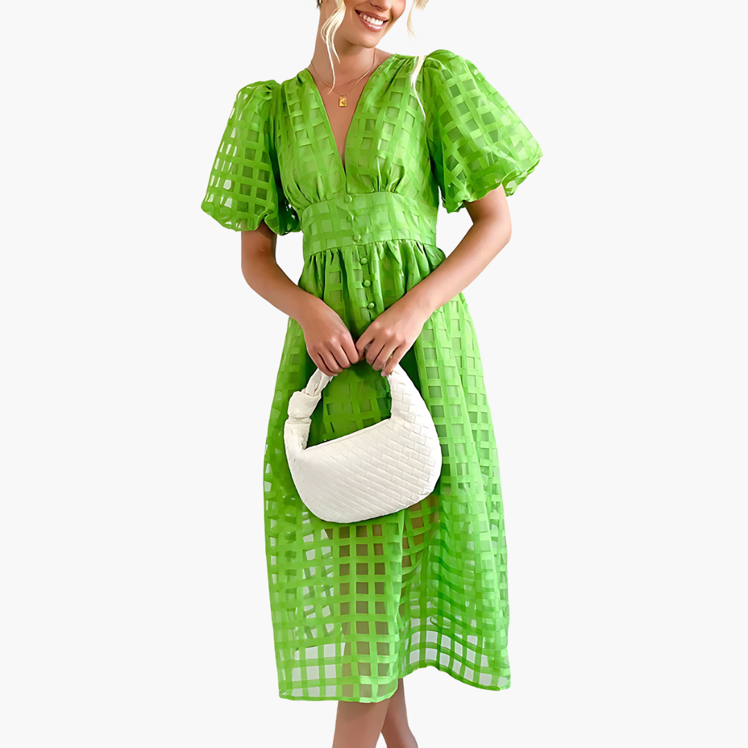 CD | Rochie midi elegantă de vară pentru un stil fără efort