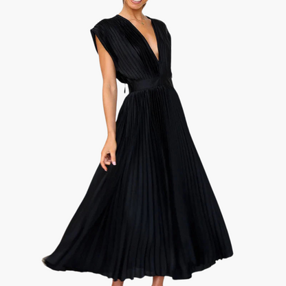 CD | Rochie midi din flori cu mâneci bufante
