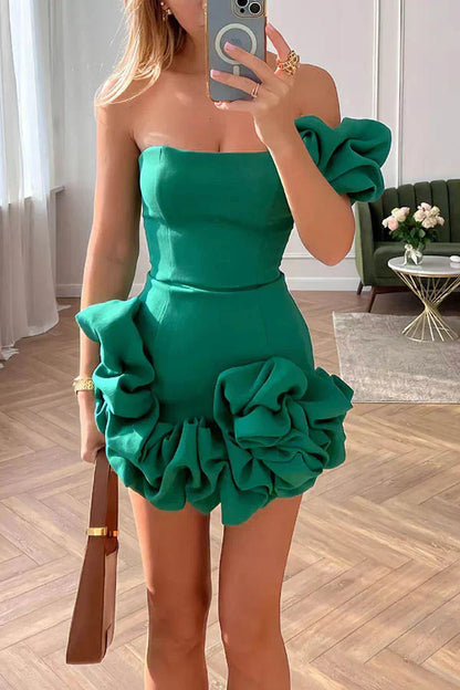 CD | Rochie mini elegantă cu flori
