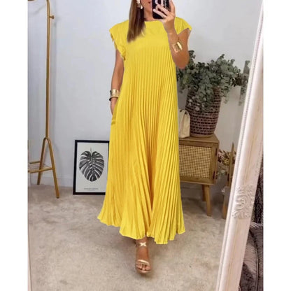 CD | Rochie maxi plisată elegantă