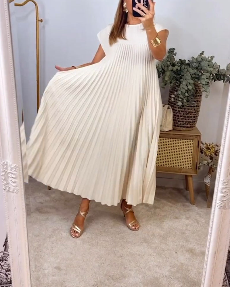 CD | Rochie maxi plisată elegantă