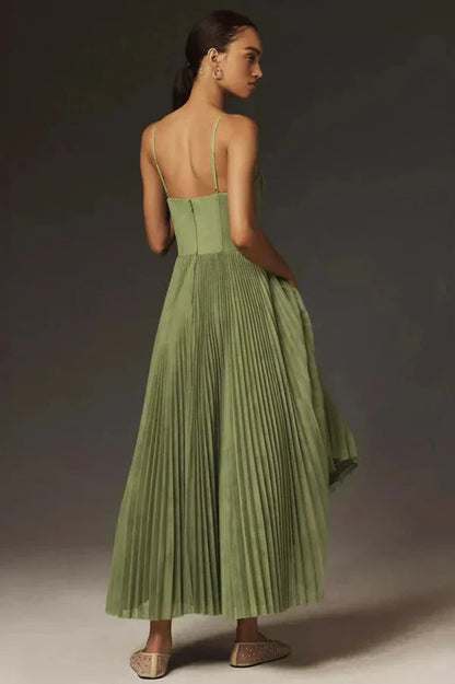 CD | Rochie midi elegantă plisată, fit & flare