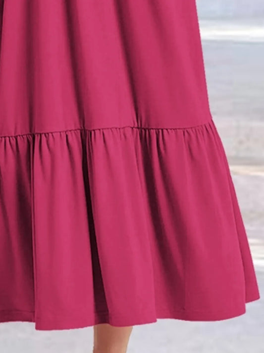 CD | Gât rotund Tricou midi cu mânecă scurtă