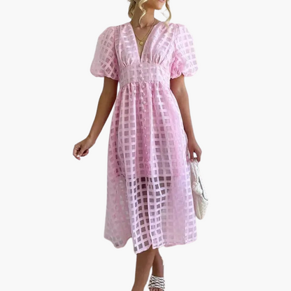CD | Rochie midi elegantă de vară pentru un stil fără efort