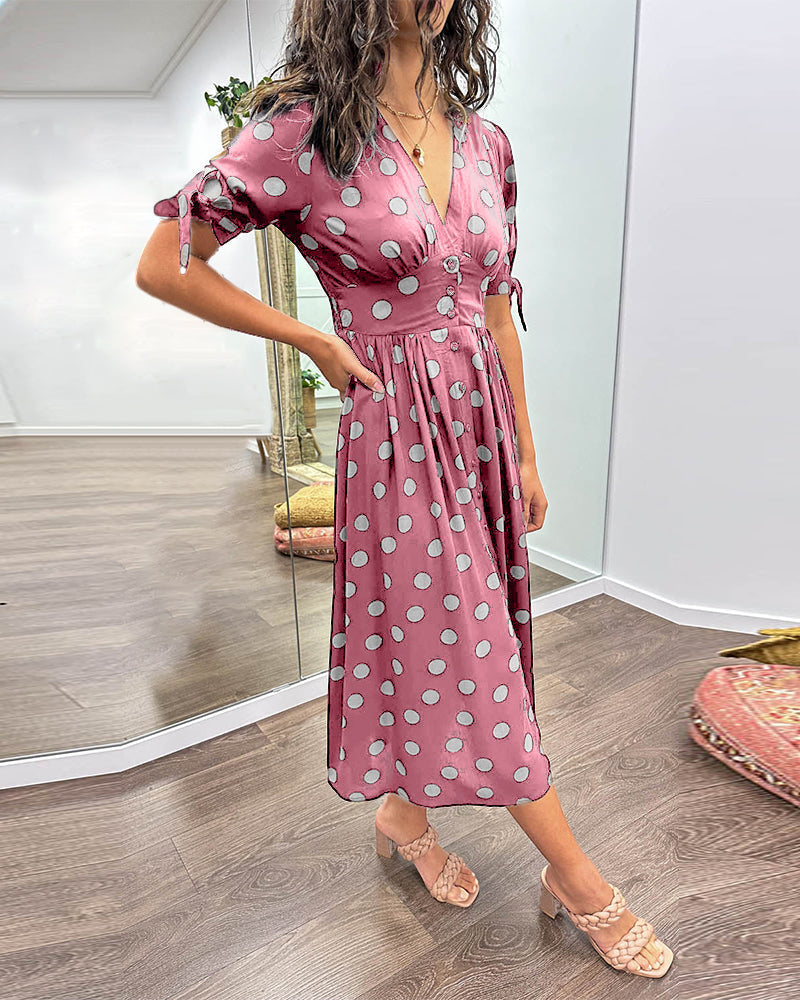 CD | Elegant în jos rochie midi