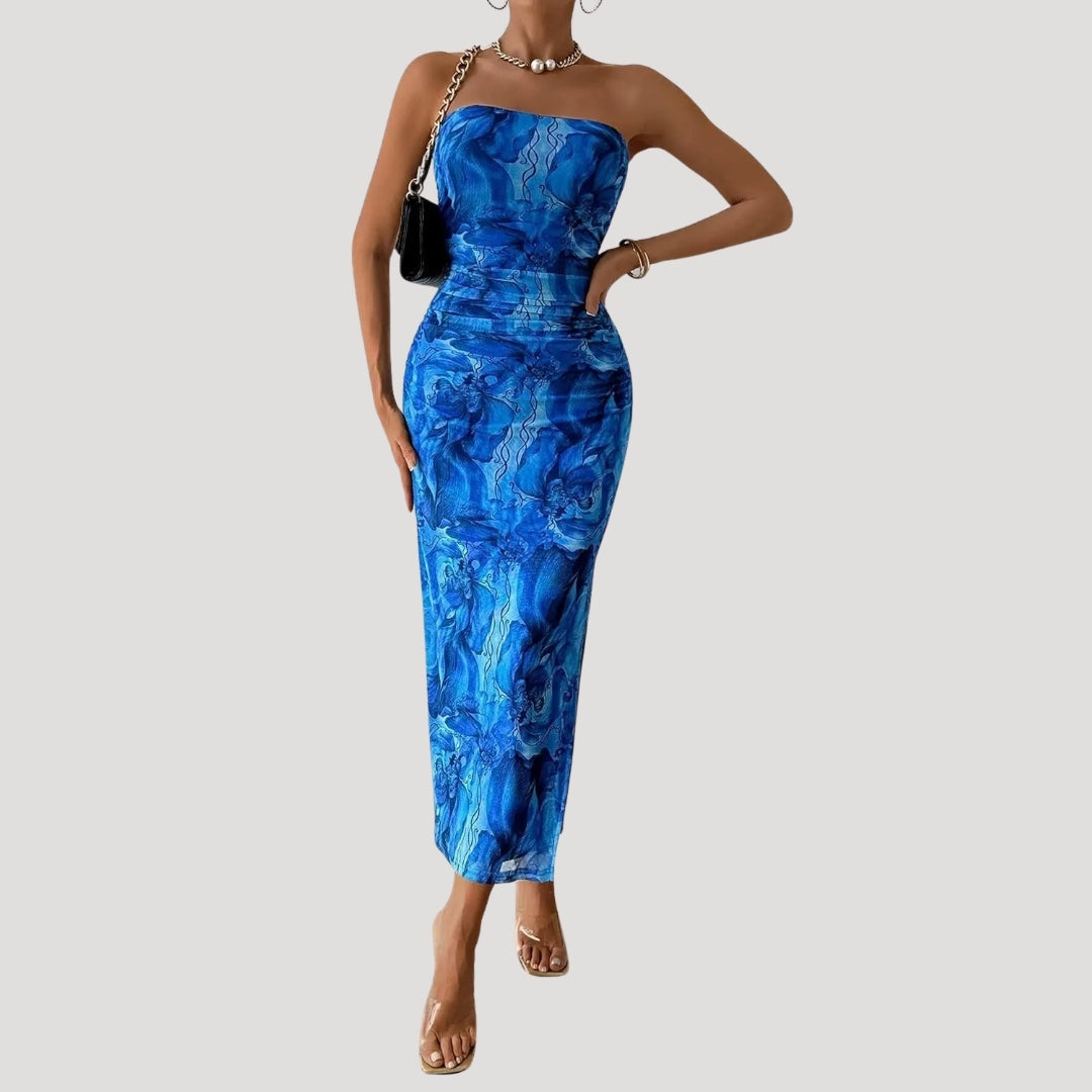 CD | Femei florale rochie midi de vară pentru ocazii de vacanță