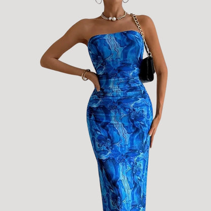 CD | Femei florale rochie midi de vară pentru ocazii de vacanță