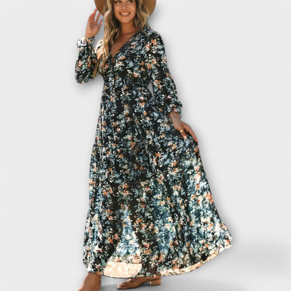 CD | Rochie maxi florală elegantă