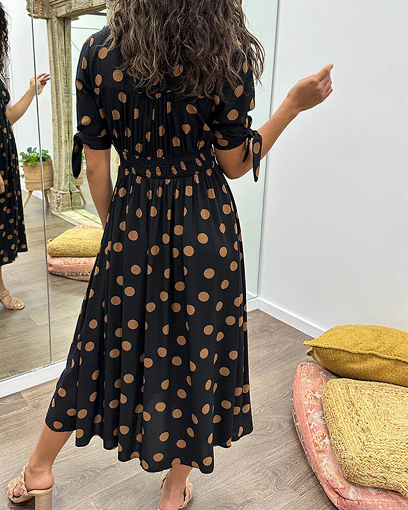 CD | Elegant în jos rochie midi