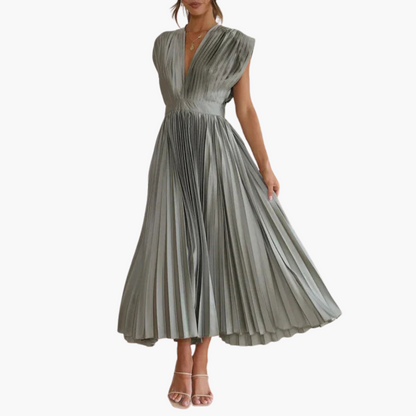 CD | Rochie midi din flori cu mâneci bufante