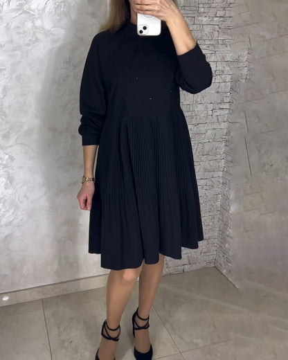 CD | Rochie unicoloră cu tocuri înalte