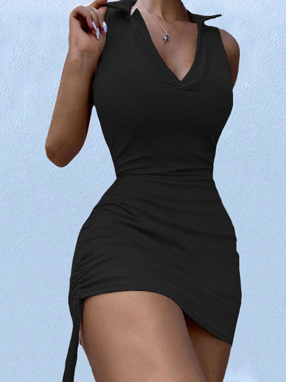 CD | Polo Rochie mini bodycon cu decolteu în V