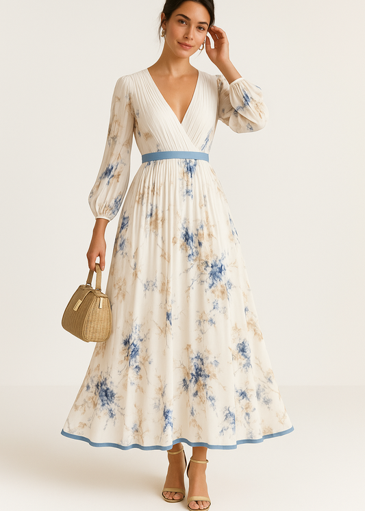 CD | Rochie maxi florală elegantă