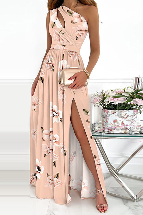 CD | Rochie maxi cu un umăr decupat