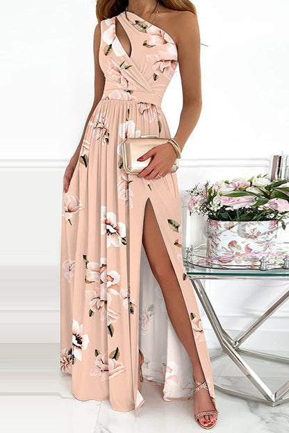 CD | Rochie maxi cu un umăr decupat