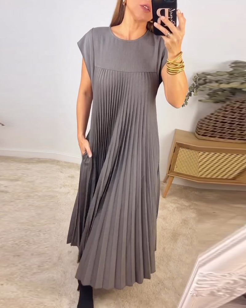 CD | Rochie maxi plisată elegantă