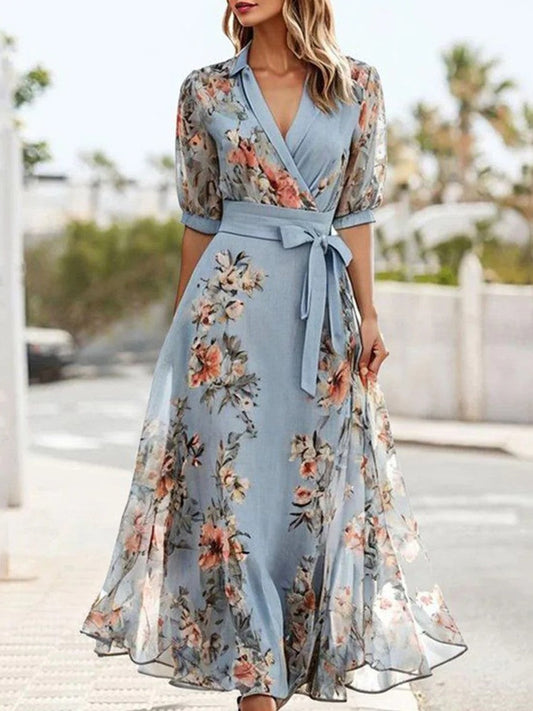 CD | Rochie midi florală chic