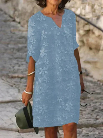 CD | Rochie midi elegantă cu flori