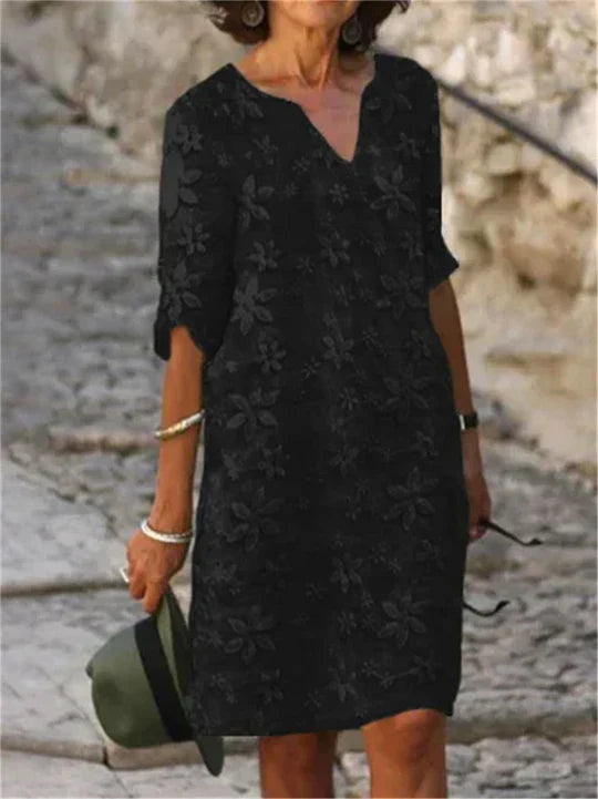 CD | Rochie midi elegantă cu flori