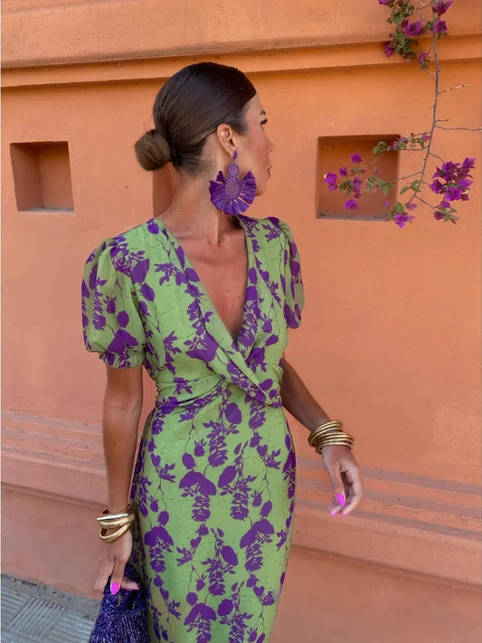 CD | Rochie florală radiantă pentru femei