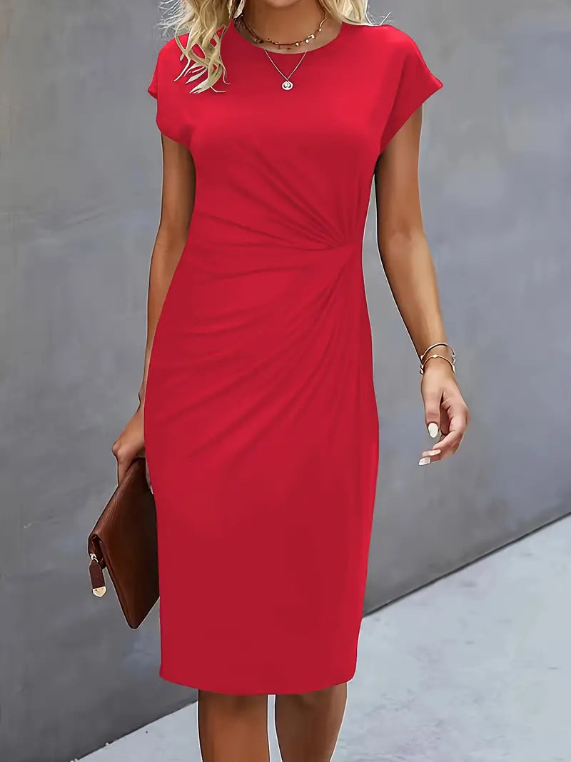 CD | Rochie midi cu arc frontal pentru femei
