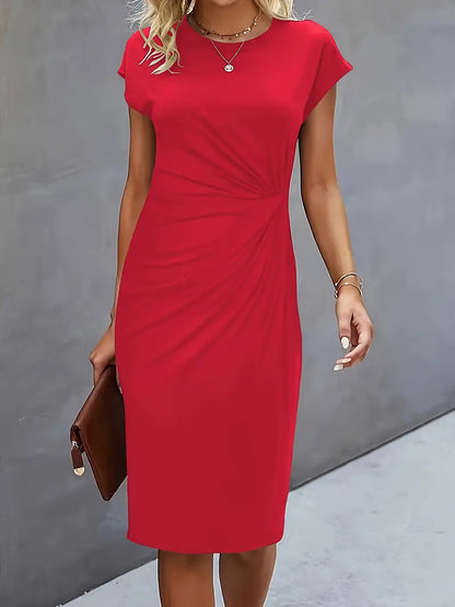 CD | Rochie midi cu arc frontal pentru femei