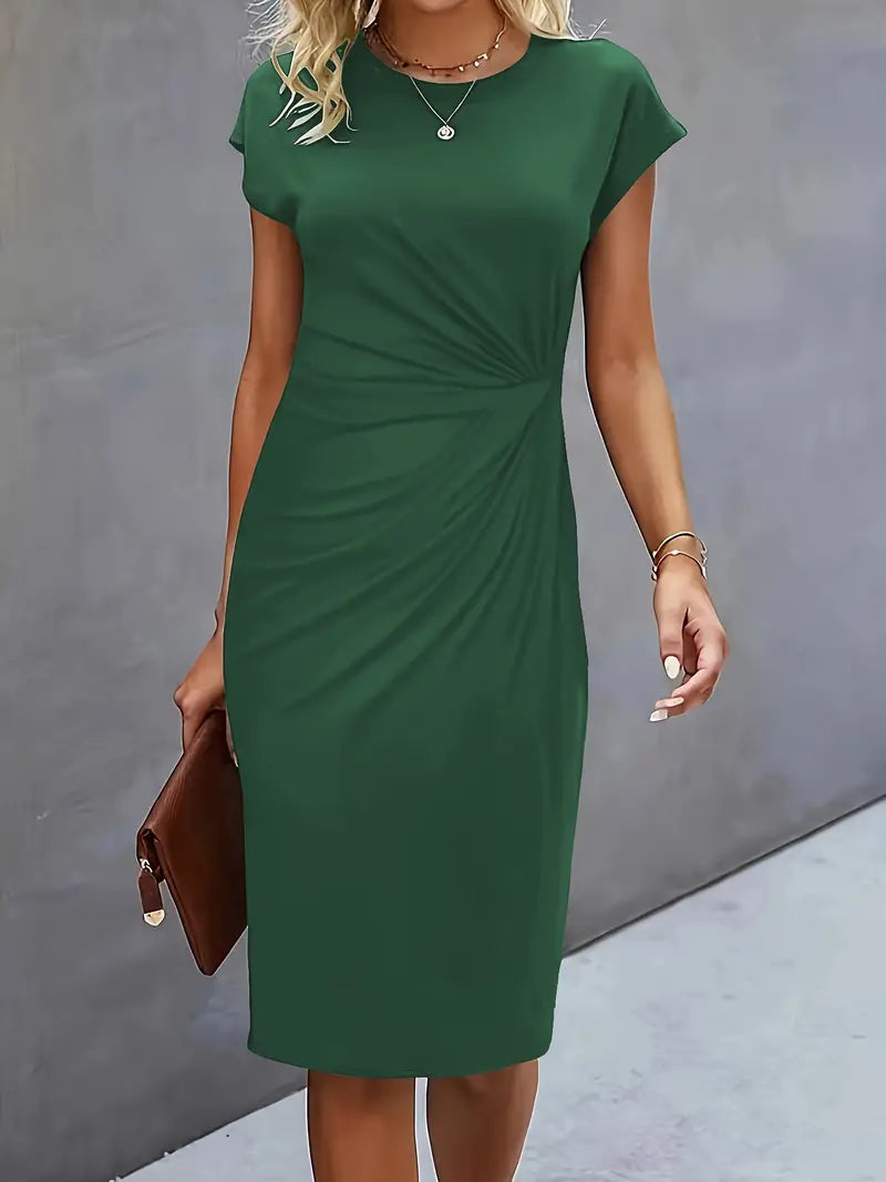 CD | Rochie midi cu arc frontal pentru femei
