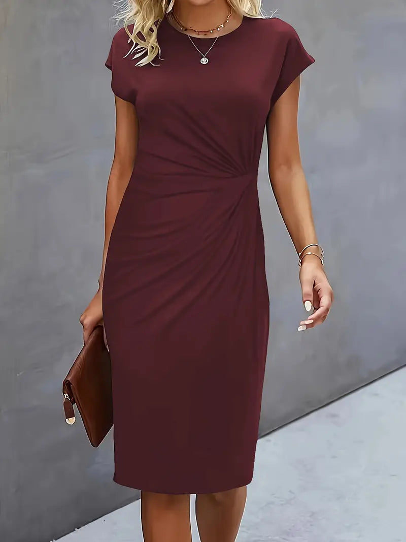 CD | Rochie midi cu arc frontal pentru femei
