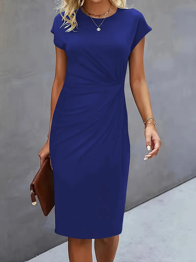 CD | Rochie midi cu arc frontal pentru femei