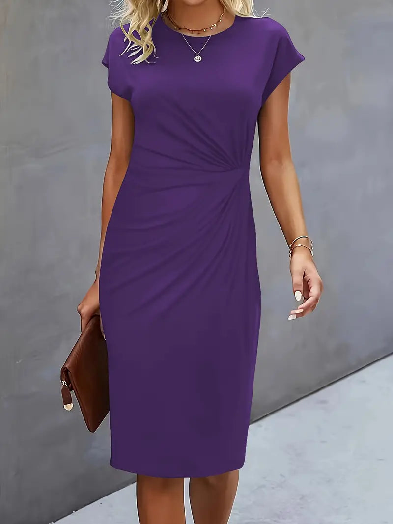 CD | Rochie midi cu arc frontal pentru femei