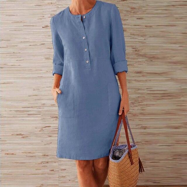 CD | Rochie midi elegantă, stilul brizei de vară