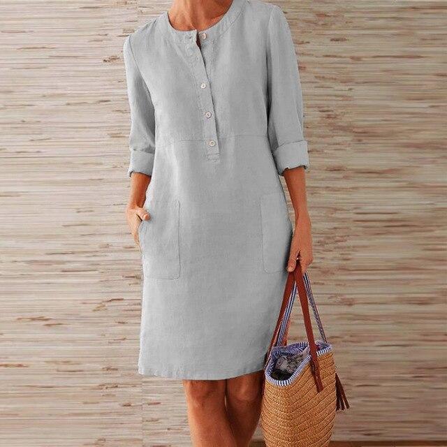 CD | Rochie midi elegantă, stilul brizei de vară