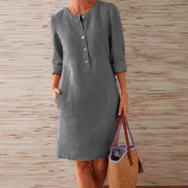 CD | Rochie midi elegantă, stilul brizei de vară