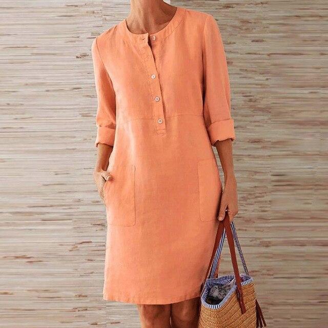 CD | Rochie midi elegantă, stilul brizei de vară
